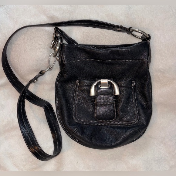 b. makowsky Handbags - B makowsky Black Leather Crossbody Bag